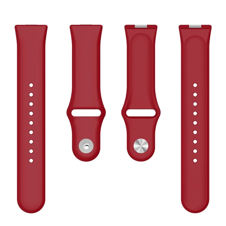 For Huawei Watch Fit 3 Replacement Strap Silicone Watch Band with Silver Buckle