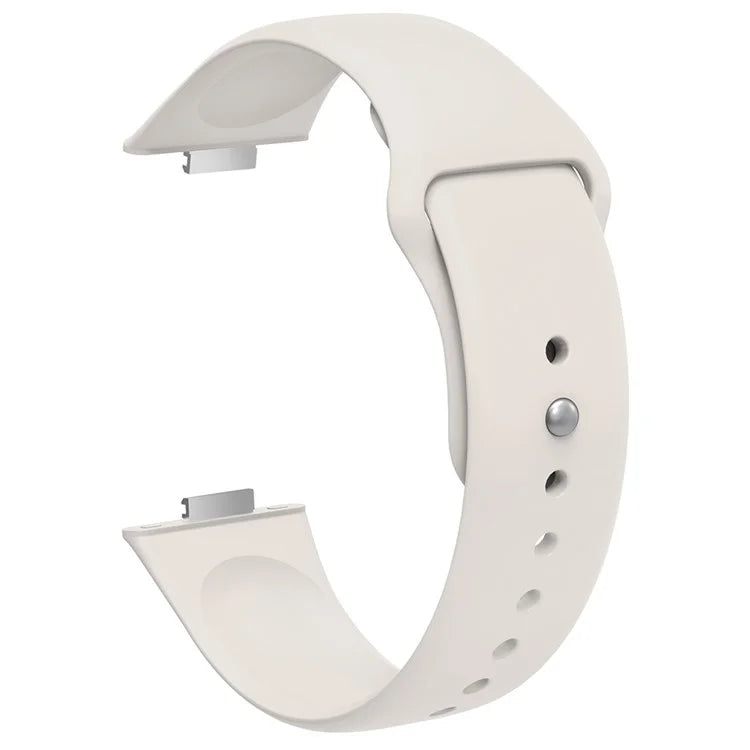 For Huawei Watch Fit 3 Replacement Strap Silicone Watch Band with Silver Buckle