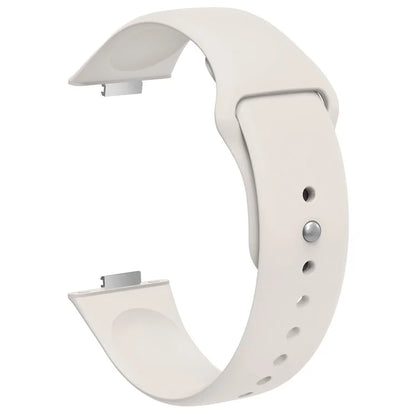 For Huawei Watch Fit 3 Replacement Strap Silicone Watch Band with Silver Buckle