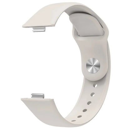 For Huawei Watch Fit 3 Replacement Strap Silicone Watch Band with Silver Buckle