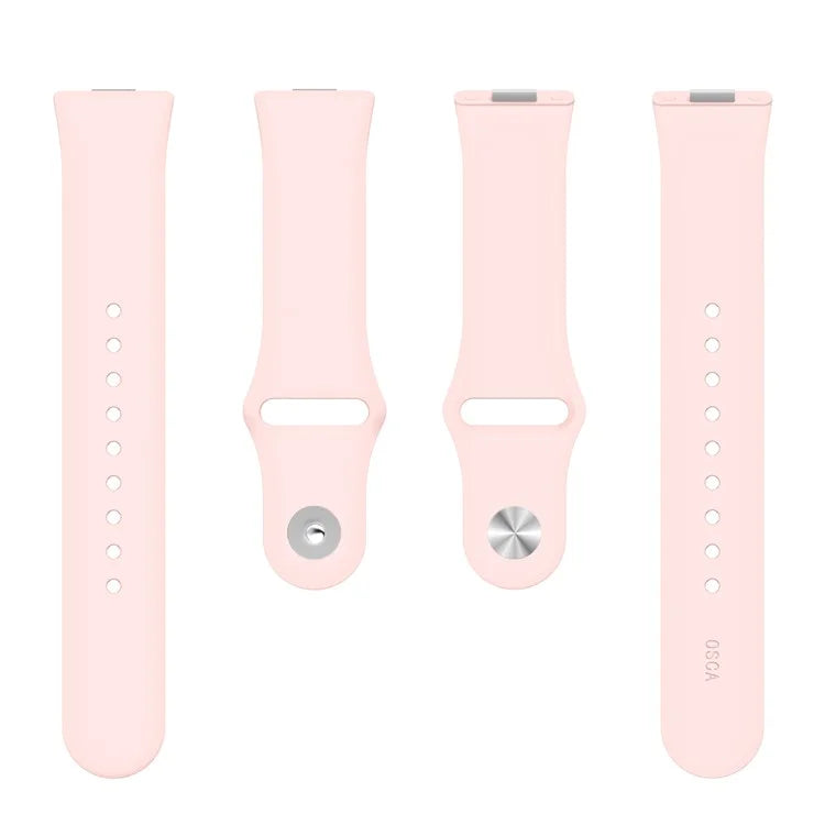 For Huawei Watch Fit 3 Replacement Strap Silicone Watch Band with Silver Buckle