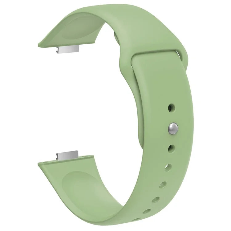 For Huawei Watch Fit 3 Replacement Strap Silicone Watch Band with Silver Buckle