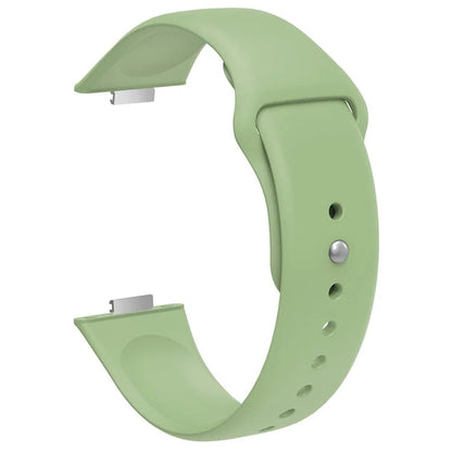 For Huawei Watch Fit 3 Replacement Strap Silicone Watch Band with Silver Buckle