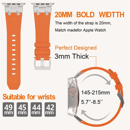 For Apple Watch 10 46mm / Ultra 2 / Ultra 49mm / 9 8 7 45mm / SE (2023) SE (2022) SE 6 5 4 44mm / 3 2 1 42mm Rhinestone Watch Band