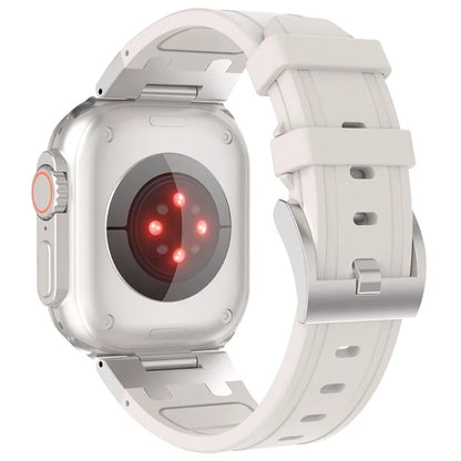 For Apple Watch Series 10 42mm / 9 8 7 41mm / SE (2023) SE (2022) SE 6 5 4 40mm / 3 2 1 38mm Rhinestone Silicone Rubber Strap