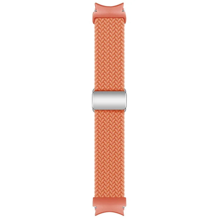 For Samsung Galaxy Watch FE 40mm / Watch7 / 6 / 6 Classic / 5 / 5 Active / 5 Pro / 4 / 4 Classic / 4 Active Braided Watch Band Magnetic Strap