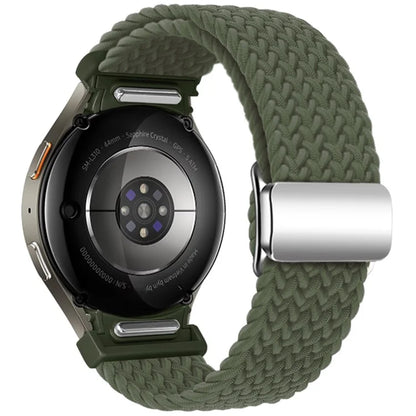 For Samsung Galaxy Watch FE 40mm / Watch7 / 6 / 6 Classic / 5 / 5 Active / 5 Pro / 4 / 4 Classic / 4 Active Braided Watch Band Magnetic Strap