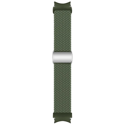For Samsung Galaxy Watch FE 40mm / Watch7 / 6 / 6 Classic / 5 / 5 Active / 5 Pro / 4 / 4 Classic / 4 Active Braided Watch Band Magnetic Strap