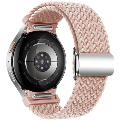 For Samsung Galaxy Watch FE 40mm / Watch7 / 6 / 6 Classic / 5 / 5 Active / 5 Pro / 4 / 4 Classic / 4 Active Braided Watch Band Magnetic Strap