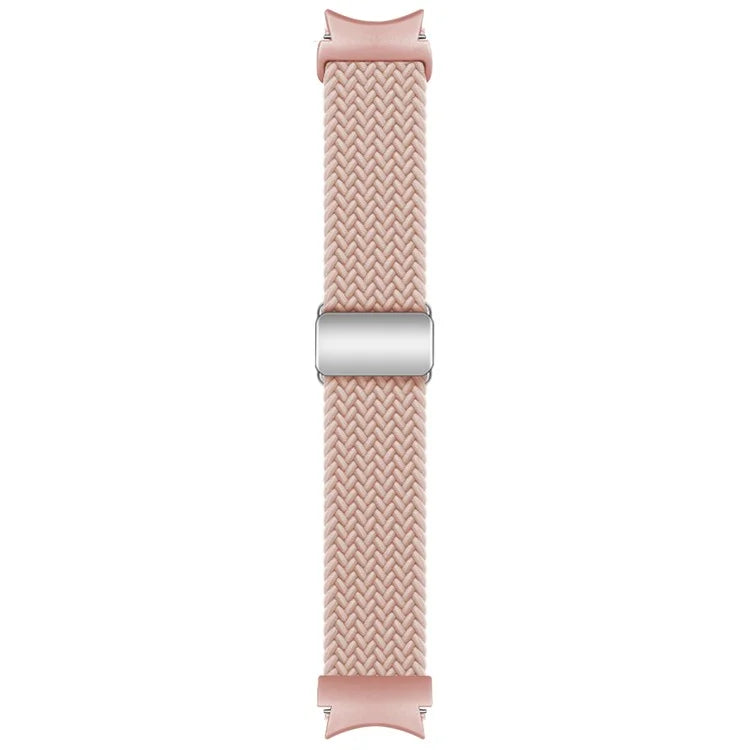 For Samsung Galaxy Watch FE 40mm / Watch7 / 6 / 6 Classic / 5 / 5 Active / 5 Pro / 4 / 4 Classic / 4 Active Braided Watch Band Magnetic Strap