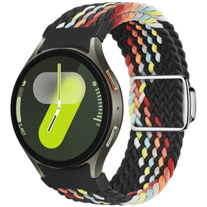 For Samsung Galaxy Watch FE 40mm / Watch7 / 6 / 6 Classic / 5 / 5 Active / 5 Pro / 4 / 4 Classic / 4 Active Braided Watch Band Magnetic Strap