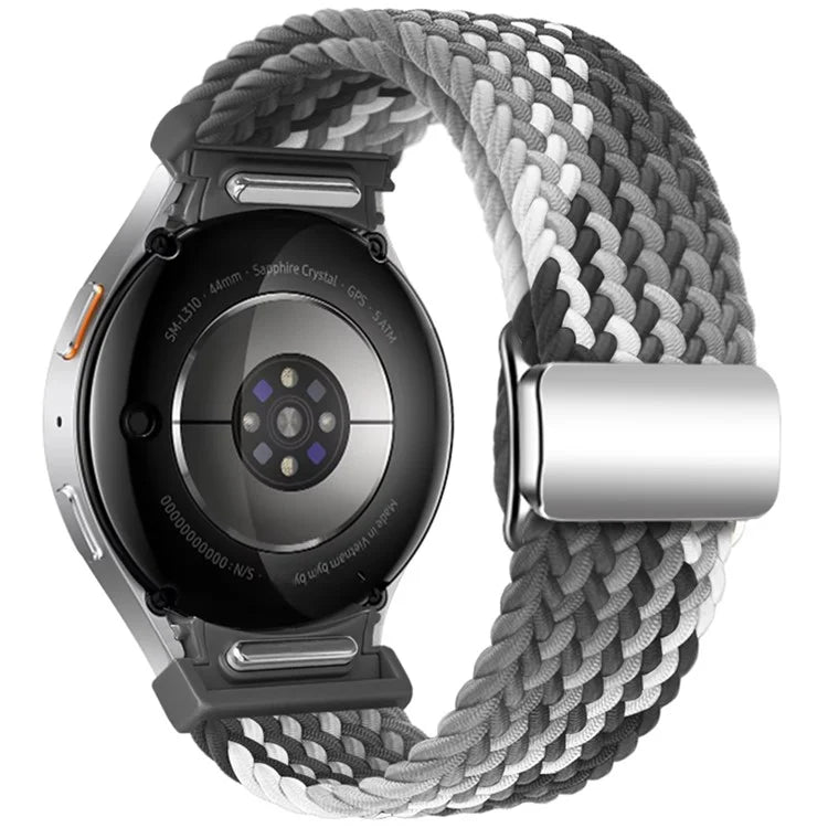 For Samsung Galaxy Watch FE 40mm / Watch7 / 6 / 6 Classic / 5 / 5 Active / 5 Pro / 4 / 4 Classic / 4 Active Braided Watch Band Magnetic Strap