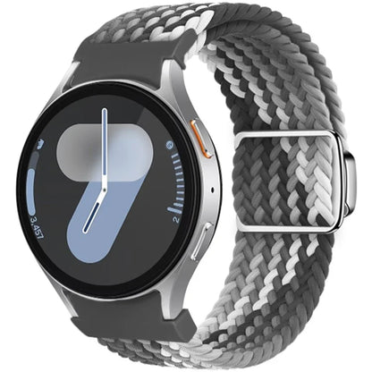 For Samsung Galaxy Watch FE 40mm / Watch7 / 6 / 6 Classic / 5 / 5 Active / 5 Pro / 4 / 4 Classic / 4 Active Braided Watch Band Magnetic Strap