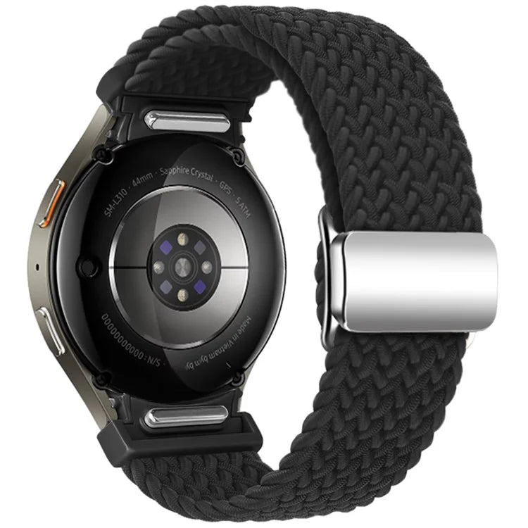 For Samsung Galaxy Watch FE 40mm / Watch7 / 6 / 6 Classic / 5 / 5 Active / 5 Pro / 4 / 4 Classic / 4 Active Braided Watch Band Magnetic Strap