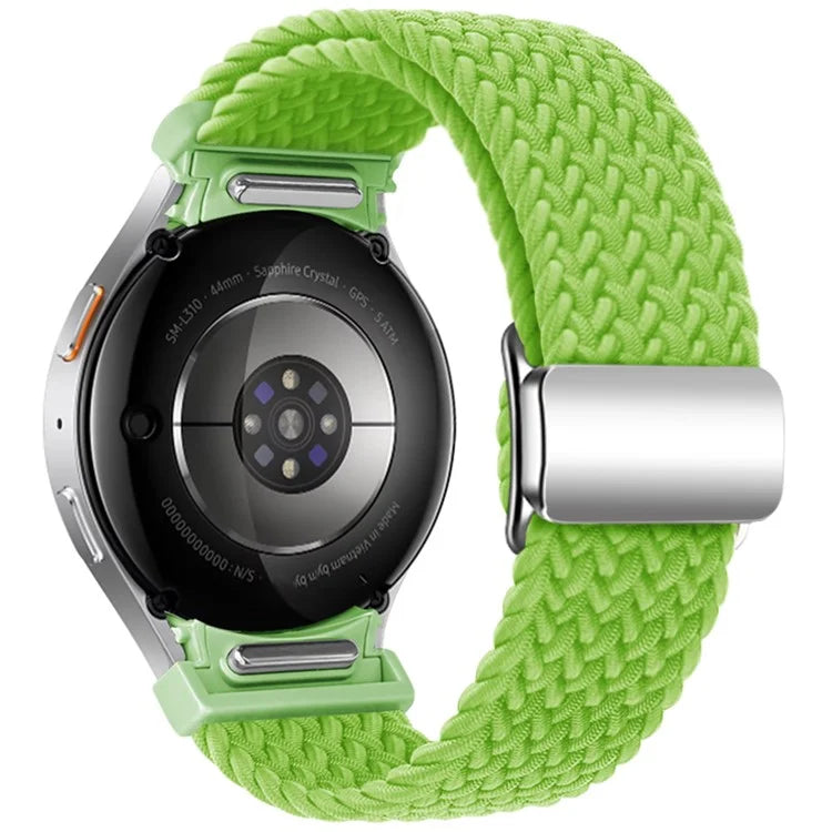 For Samsung Galaxy Watch FE 40mm / Watch7 / 6 / 6 Classic / 5 / 5 Active / 5 Pro / 4 / 4 Classic / 4 Active Braided Watch Band Magnetic Strap