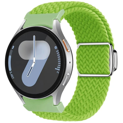 For Samsung Galaxy Watch FE 40mm / Watch7 / 6 / 6 Classic / 5 / 5 Active / 5 Pro / 4 / 4 Classic / 4 Active Braided Watch Band Magnetic Strap