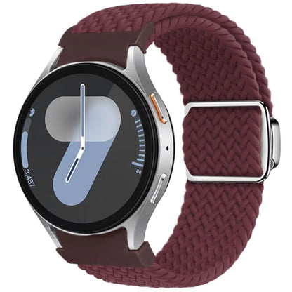 For Samsung Galaxy Watch FE 40mm / Watch7 / 6 / 6 Classic / 5 / 5 Active / 5 Pro / 4 / 4 Classic / 4 Active Braided Watch Band Magnetic Strap