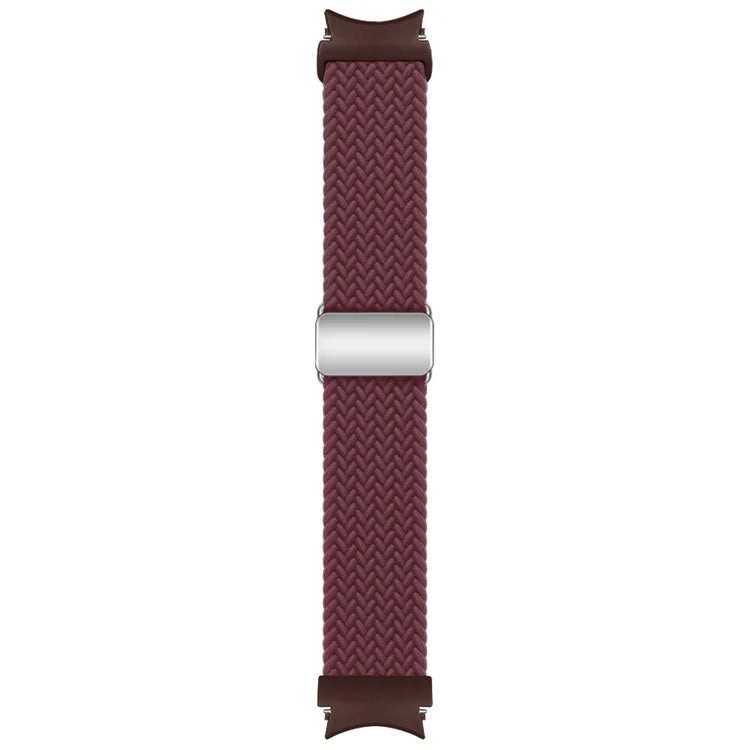 For Samsung Galaxy Watch FE 40mm / Watch7 / 6 / 6 Classic / 5 / 5 Active / 5 Pro / 4 / 4 Classic / 4 Active Braided Watch Band Magnetic Strap