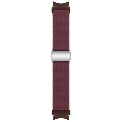 For Samsung Galaxy Watch FE 40mm / Watch7 / 6 / 6 Classic / 5 / 5 Active / 5 Pro / 4 / 4 Classic / 4 Active Braided Watch Band Magnetic Strap