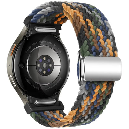 For Samsung Galaxy Watch FE 40mm / Watch7 / 6 / 6 Classic / 5 / 5 Active / 5 Pro / 4 / 4 Classic / 4 Active Braided Watch Band Magnetic Strap