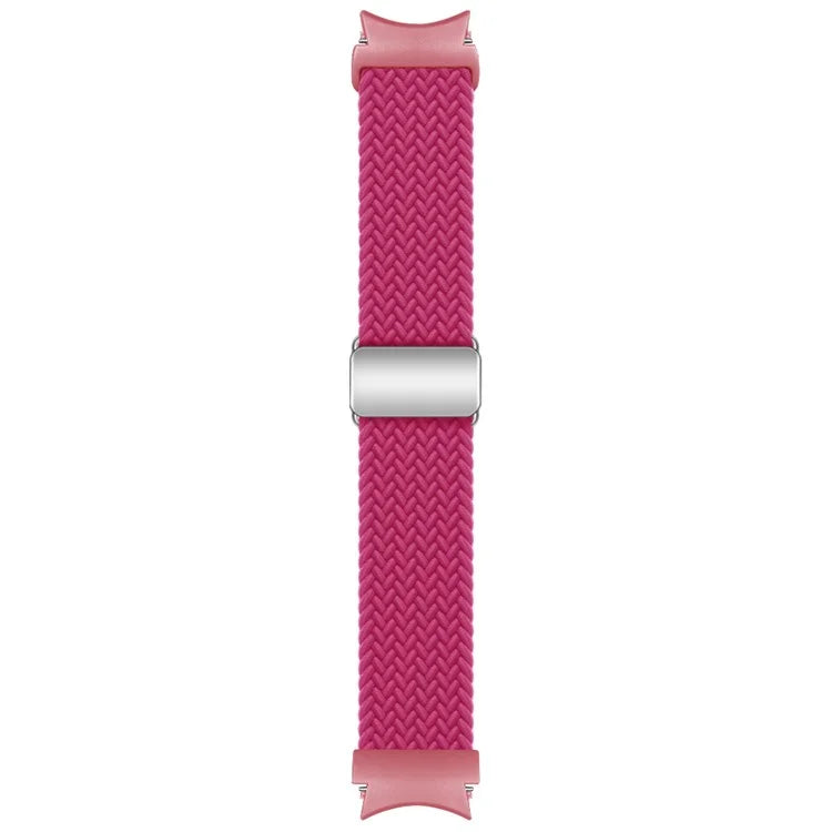 For Samsung Galaxy Watch FE 40mm / Watch7 / 6 / 6 Classic / 5 / 5 Active / 5 Pro / 4 / 4 Classic / 4 Active Braided Watch Band Magnetic Strap