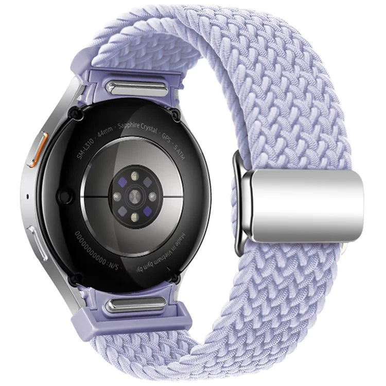 For Samsung Galaxy Watch FE 40mm / Watch7 / 6 / 6 Classic / 5 / 5 Active / 5 Pro / 4 / 4 Classic / 4 Active Braided Watch Band Magnetic Strap