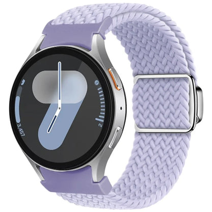 For Samsung Galaxy Watch FE 40mm / Watch7 / 6 / 6 Classic / 5 / 5 Active / 5 Pro / 4 / 4 Classic / 4 Active Braided Watch Band Magnetic Strap