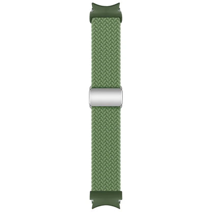 For Samsung Galaxy Watch FE 40mm / Watch7 / 6 / 6 Classic / 5 / 5 Active / 5 Pro / 4 / 4 Classic / 4 Active Braided Watch Band Magnetic Strap