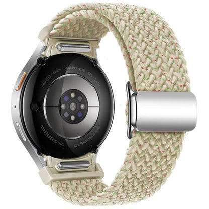 For Samsung Galaxy Watch FE 40mm / Watch7 / 6 / 6 Classic / 5 / 5 Active / 5 Pro / 4 / 4 Classic / 4 Active Braided Watch Band Magnetic Strap