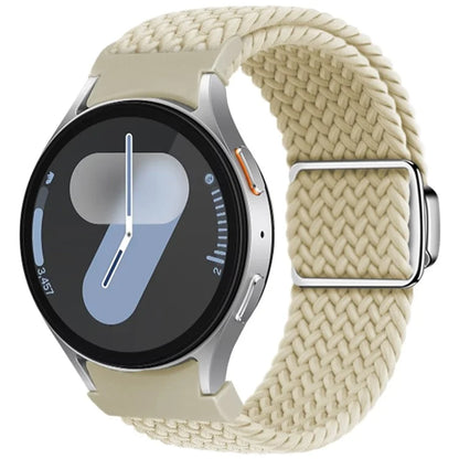 For Samsung Galaxy Watch FE 40mm / Watch7 / 6 / 6 Classic / 5 / 5 Active / 5 Pro / 4 / 4 Classic / 4 Active Braided Watch Band Magnetic Strap