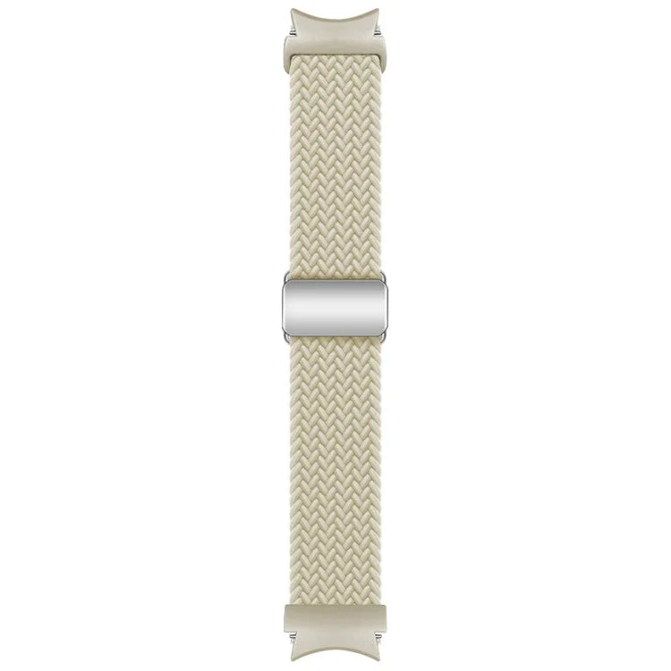 For Samsung Galaxy Watch FE 40mm / Watch7 / 6 / 6 Classic / 5 / 5 Active / 5 Pro / 4 / 4 Classic / 4 Active Braided Watch Band Magnetic Strap