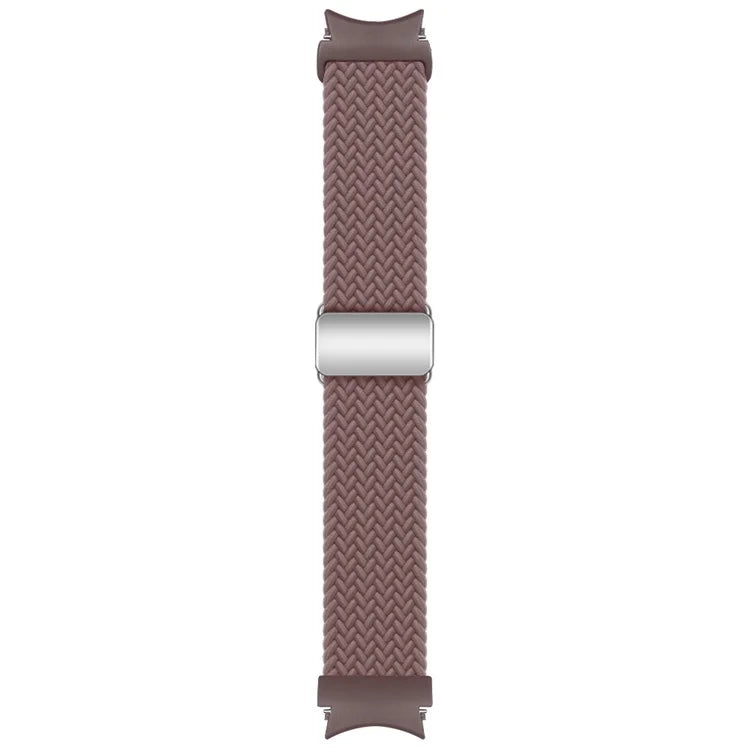 For Samsung Galaxy Watch FE 40mm / Watch7 / 6 / 6 Classic / 5 / 5 Active / 5 Pro / 4 / 4 Classic / 4 Active Braided Watch Band Magnetic Strap