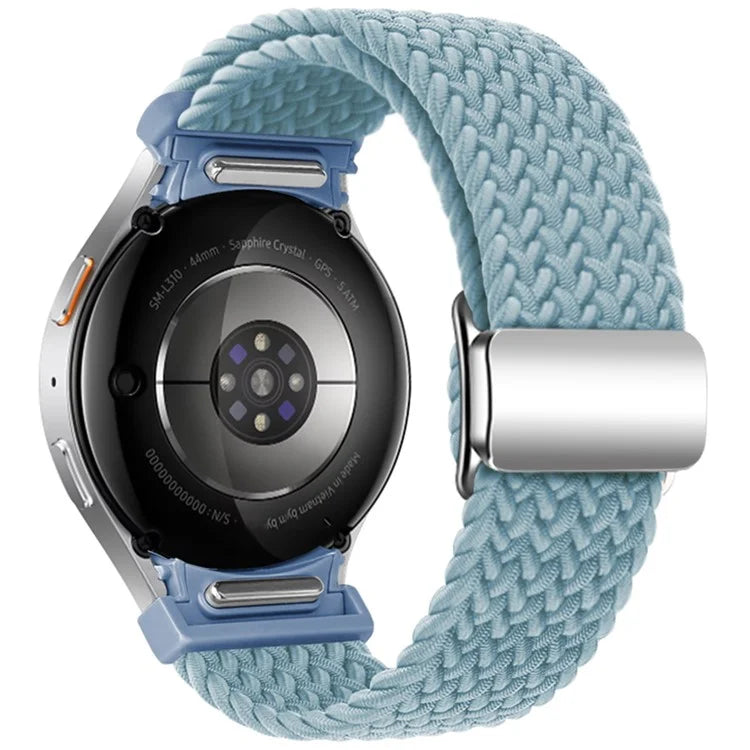For Samsung Galaxy Watch FE 40mm / Watch7 / 6 / 6 Classic / 5 / 5 Active / 5 Pro / 4 / 4 Classic / 4 Active Braided Watch Band Magnetic Strap