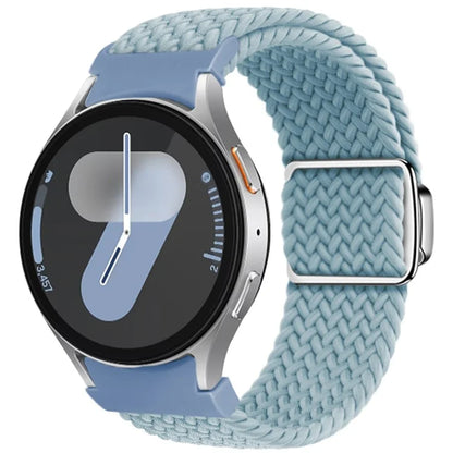 For Samsung Galaxy Watch FE 40mm / Watch7 / 6 / 6 Classic / 5 / 5 Active / 5 Pro / 4 / 4 Classic / 4 Active Braided Watch Band Magnetic Strap