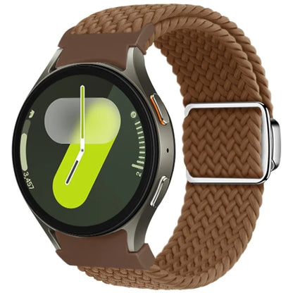 For Samsung Galaxy Watch FE 40mm / Watch7 / 6 / 6 Classic / 5 / 5 Active / 5 Pro / 4 / 4 Classic / 4 Active Braided Watch Band Magnetic Strap