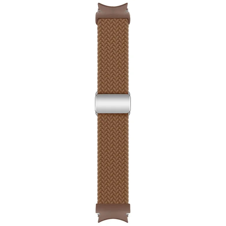 For Samsung Galaxy Watch FE 40mm / Watch7 / 6 / 6 Classic / 5 / 5 Active / 5 Pro / 4 / 4 Classic / 4 Active Braided Watch Band Magnetic Strap