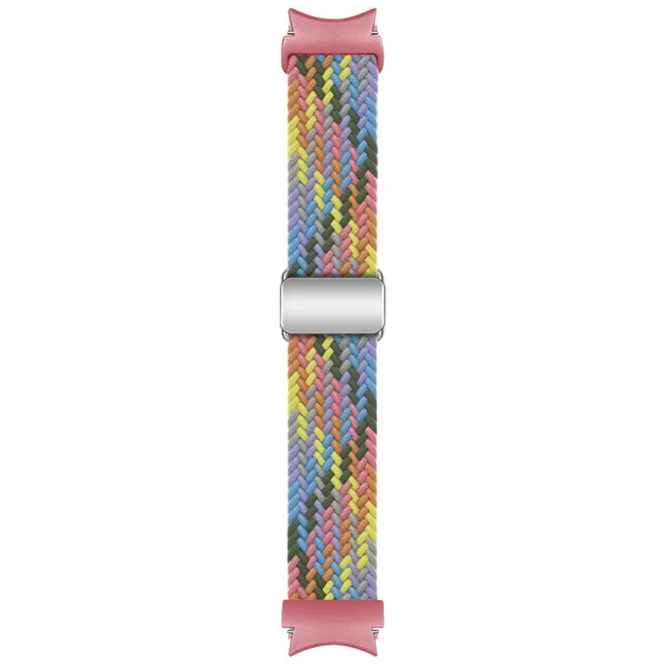 For Samsung Galaxy Watch FE 40mm / Watch7 / 6 / 6 Classic / 5 / 5 Active / 5 Pro / 4 / 4 Classic / 4 Active Watch Strap Magnetic Braided Band