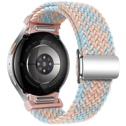 For Samsung Galaxy Watch FE 40mm / Watch7 / 6 / 6 Classic / 5 / 5 Active / 5 Pro / 4 / 4 Classic / 4 Active Watch Strap Magnetic Braided Band