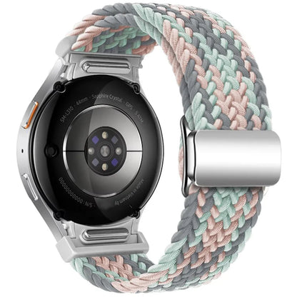 For Samsung Galaxy Watch FE 40mm / Watch7 / 6 / 6 Classic / 5 / 5 Active / 5 Pro / 4 / 4 Classic / 4 Active Watch Strap Magnetic Braided Band