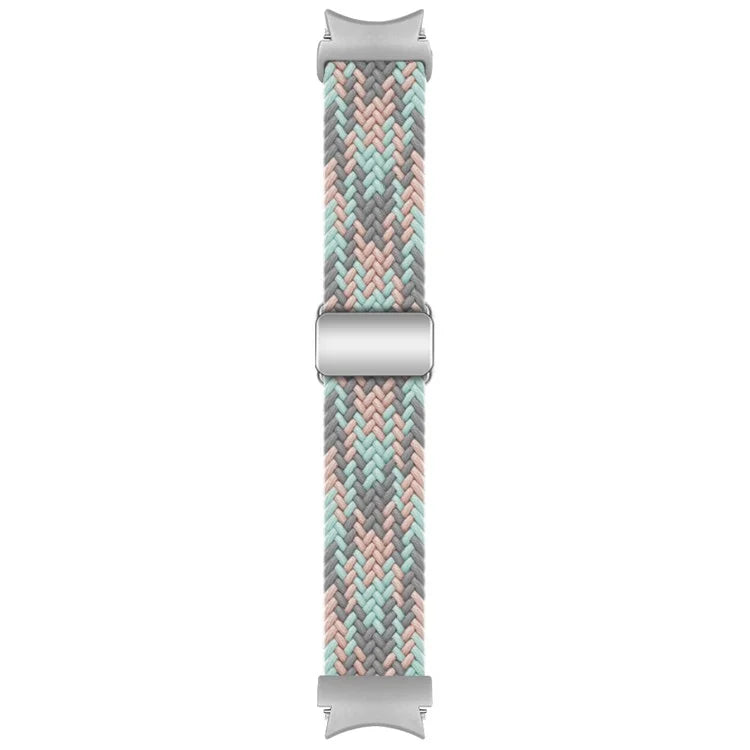 For Samsung Galaxy Watch FE 40mm / Watch7 / 6 / 6 Classic / 5 / 5 Active / 5 Pro / 4 / 4 Classic / 4 Active Watch Strap Magnetic Braided Band