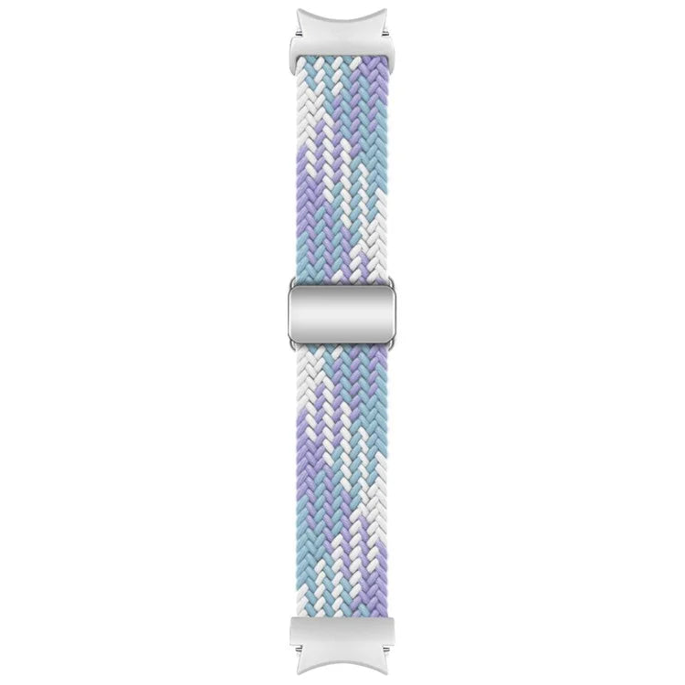 For Samsung Galaxy Watch FE 40mm / Watch7 / 6 / 6 Classic / 5 / 5 Active / 5 Pro / 4 / 4 Classic / 4 Active Watch Strap Magnetic Braided Band