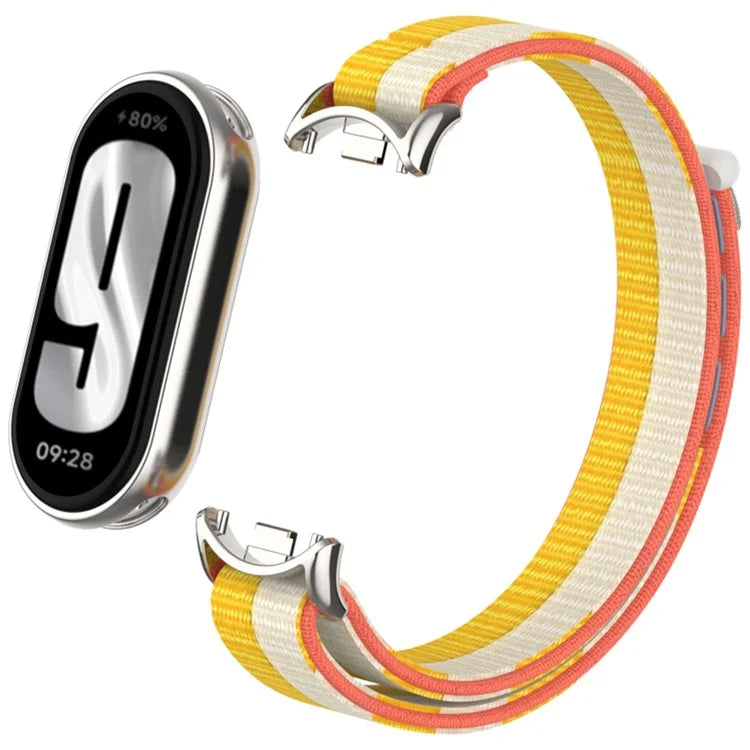 For Xiaomi Mi Band 9 / Smart Band 8 Watch Strap Nylon Loop Adjustable Wrist Band