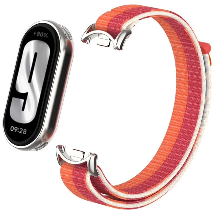 For Xiaomi Mi Band 9 / Smart Band 8 Watch Strap Nylon Loop Adjustable Wrist Band
