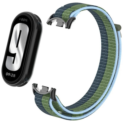 For Xiaomi Mi Band 9 / Smart Band 8 Watch Strap Nylon Loop Adjustable Wrist Band