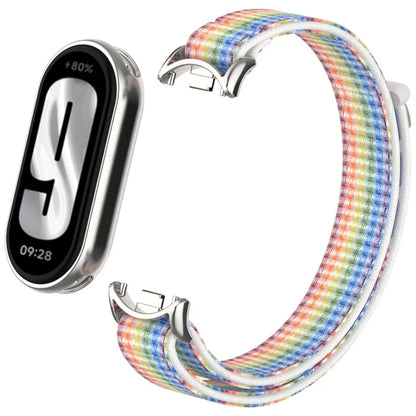 For Xiaomi Mi Band 9 / Smart Band 8 Watch Strap Nylon Loop Adjustable Wrist Band