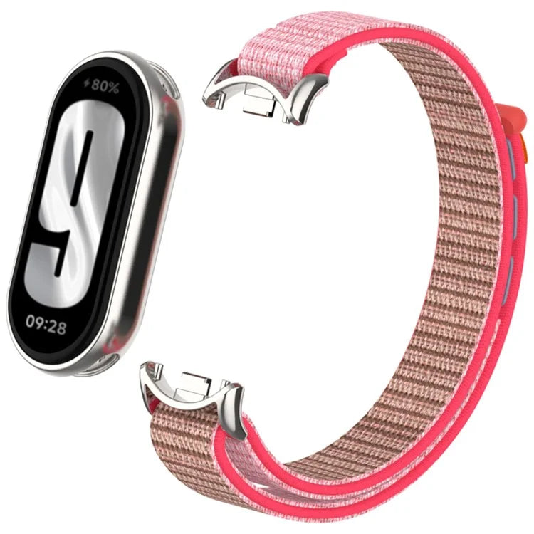 For Xiaomi Mi Band 9 / Smart Band 8 Watch Strap Nylon Loop Adjustable Wrist Band