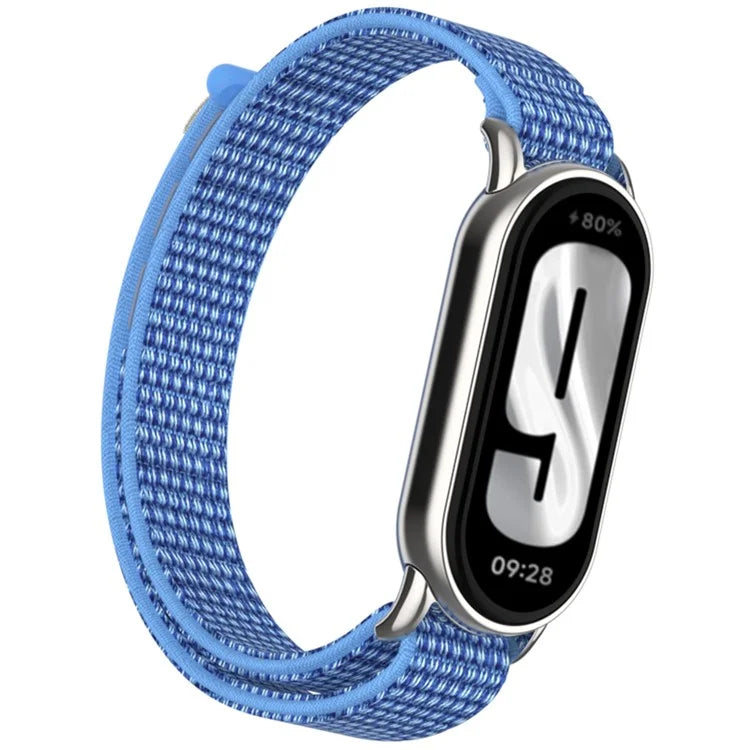 For Xiaomi Mi Band 9 / Smart Band 8 Watch Strap Nylon Loop Adjustable Wrist Band