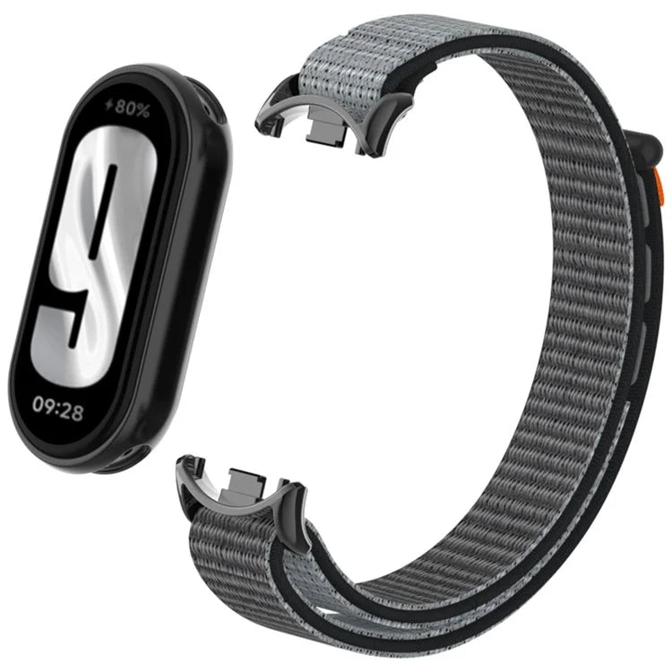 For Xiaomi Mi Band 9 / Smart Band 8 Watch Strap Nylon Loop Adjustable Wrist Band