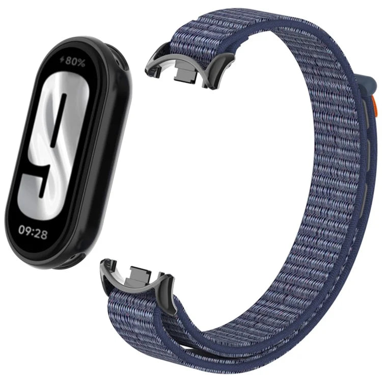 For Xiaomi Mi Band 9 / Smart Band 8 Watch Strap Nylon Loop Adjustable Wrist Band