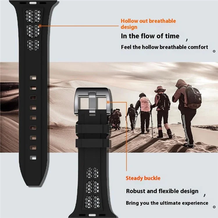 Watch Strap for Apple Watch Series 10 42mm / 9 8 7 41mm / SE (2023) SE (2022) SE 6 5 4 40mm / 3 2 1 38mm Silicone Band